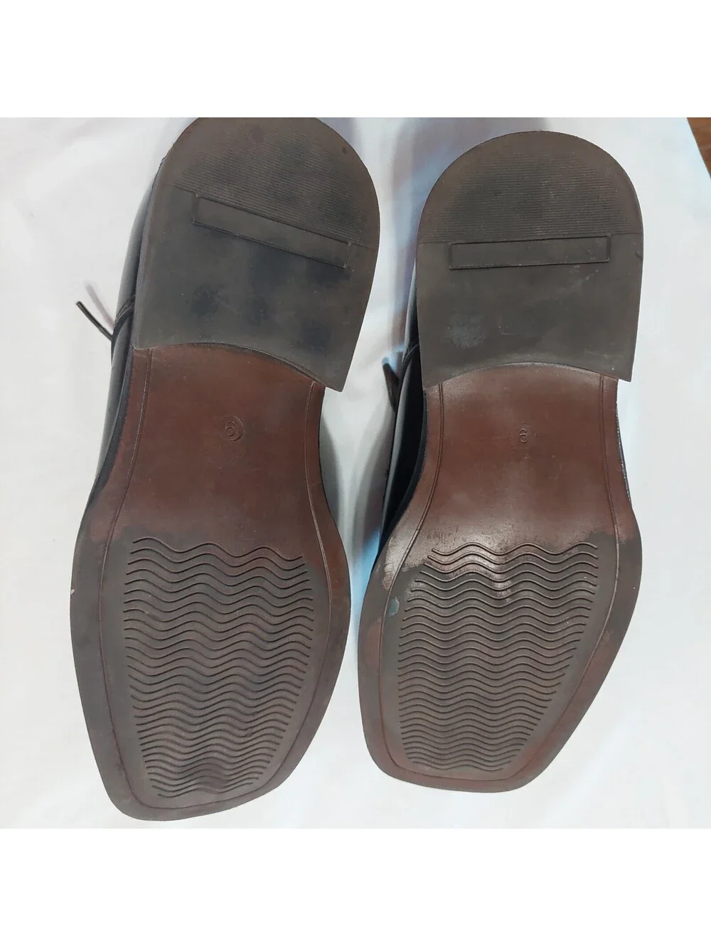 Kenneth Cole Reaction Men's Brown Leather Dress Shoes Size 9M